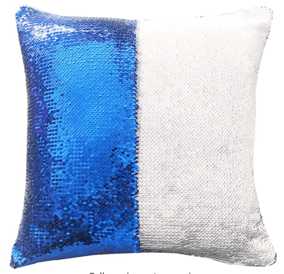 White clearance sparkle pillow